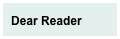 Dear Reader